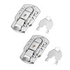 uxcell 92mm x 50mm Metal Small Size Suitcase Lock Hasp