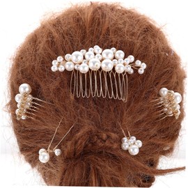 Beavorty 1set Hair Accessories for Women Delicate Bridal Headpiece Hair Combs Teens for Parties Special Occasions