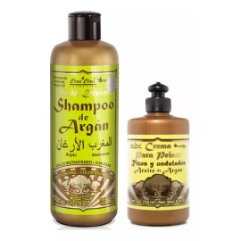 Class & Classs Kit Shampoo + Crema Para Peinar Aceite Argan Hidrata Sin Sal