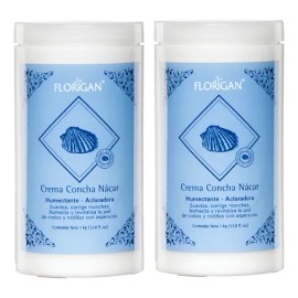 Crema Aclaradora Concha Nácar Florigan® 1kg. 2 Piezas