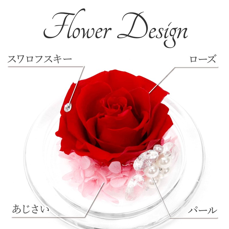 Preserved Flower, Glass Dome, Gift, Glass Case, Present, Flower Gift,