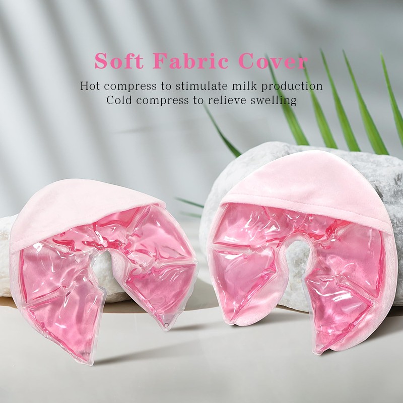 Breast Therapy Ice Packs Hot Cold 2 Pack Gel Pads