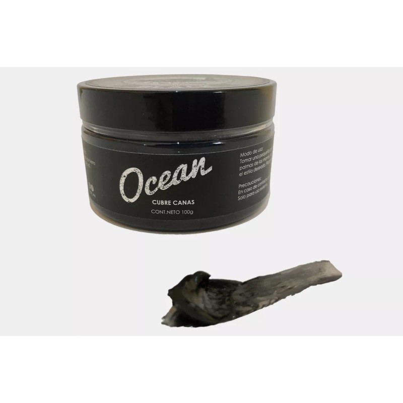 Ocean Pomada Negra Cubre Canas Ocean, 100g