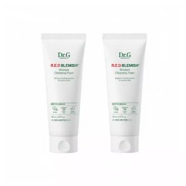 Dr. Jirai 닥터지 레드 블레미쉬 모이스처 클렌징 폼 150ml 2개 Dr. Jart+ Red Blemish Moisture Cleansing Foam 150ml 2pcs