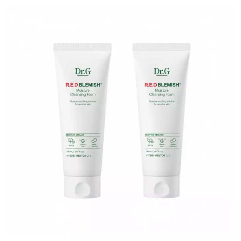 Dr. Jirai 닥터지 레드 블레미쉬 모이스처 클렌징 폼 150ml 2개