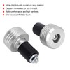 Suuonee Motorcycle Handlebar Grips, Motorcycle Aluminium Alloy Handlebar Grip End