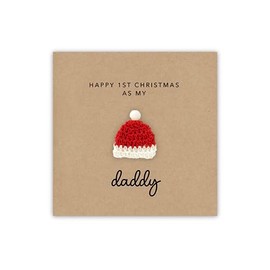 Happy 1st Christmas as my Daddy Card, First Christmas Card for New Dad, Daddy First Christmas Card from Baby, Dad 1st Christmas