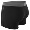 Aquarti Men's Swimming Trunks Short with Contrast Piping, 010 Black