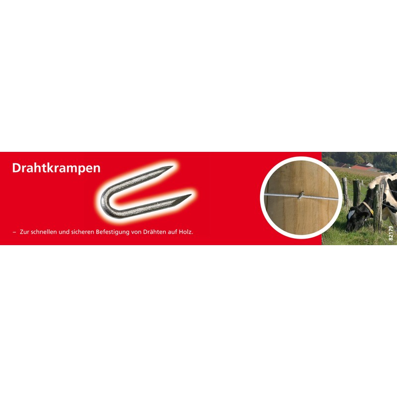 Suki 6178092 Galvanised Steel Cramp Irons 1.6 x 16 400