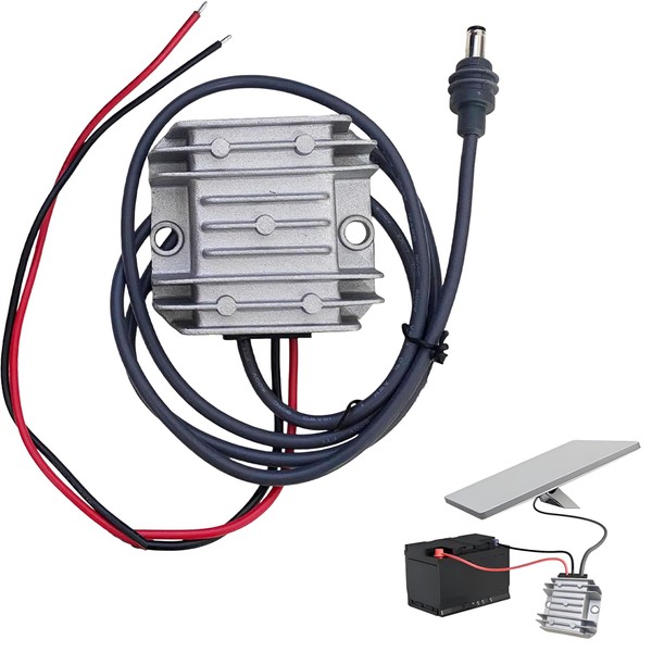 Fidida 12v/24v to 30V 3.5A DC Converter with Power Cord