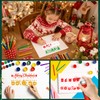 SRIZIAN 24pcs Christmas Painting Stencils for Crafts Reusable