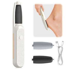 Removedor de Callos Eléctrico para Pies, Lima para Pies, 3 Velocidades, 2 Rodillos,Impermeable IPX7, Lima de Pies, Kit de Pedicura Profesional para Cu