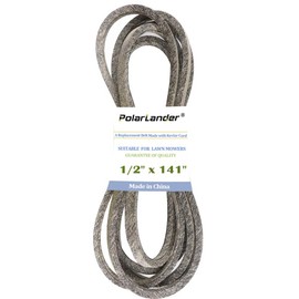 Polarlander Mower Deck Belt Made with Kevlar 1/2" x 141" Replace for Cub Cadet/MTD 754-05008 954-05008, Toro 114-0453, John Deere GX20571 GX21833, Toro 119-8820 114-0453, Ariens 07217400