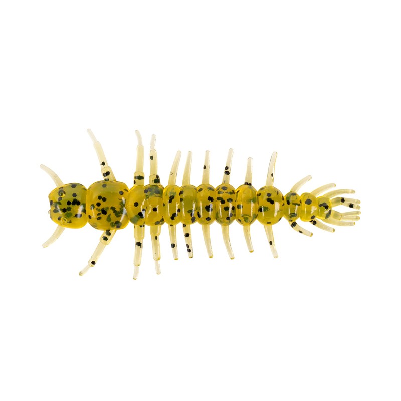 Yum Lures Hellgrammite 3" Earworm 8 Per Bag Bass Trout