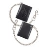 Dickies Men's Leather Chain Wallet - High Security Trifold With