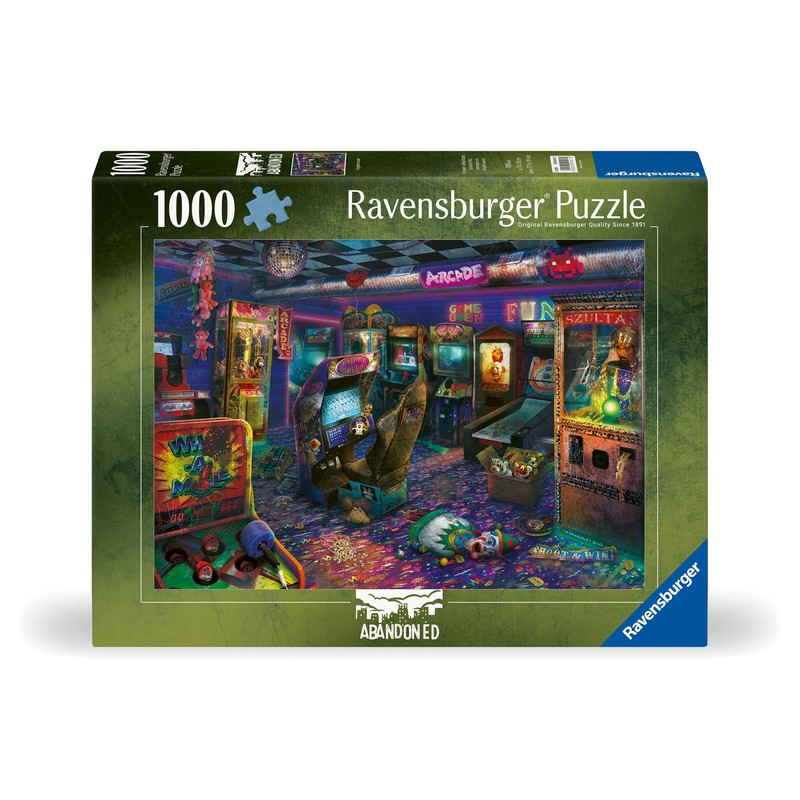 Ravensburger Abandoned Series: Forgotten Arcade 1000 Piece Jigsaw Puzzle for