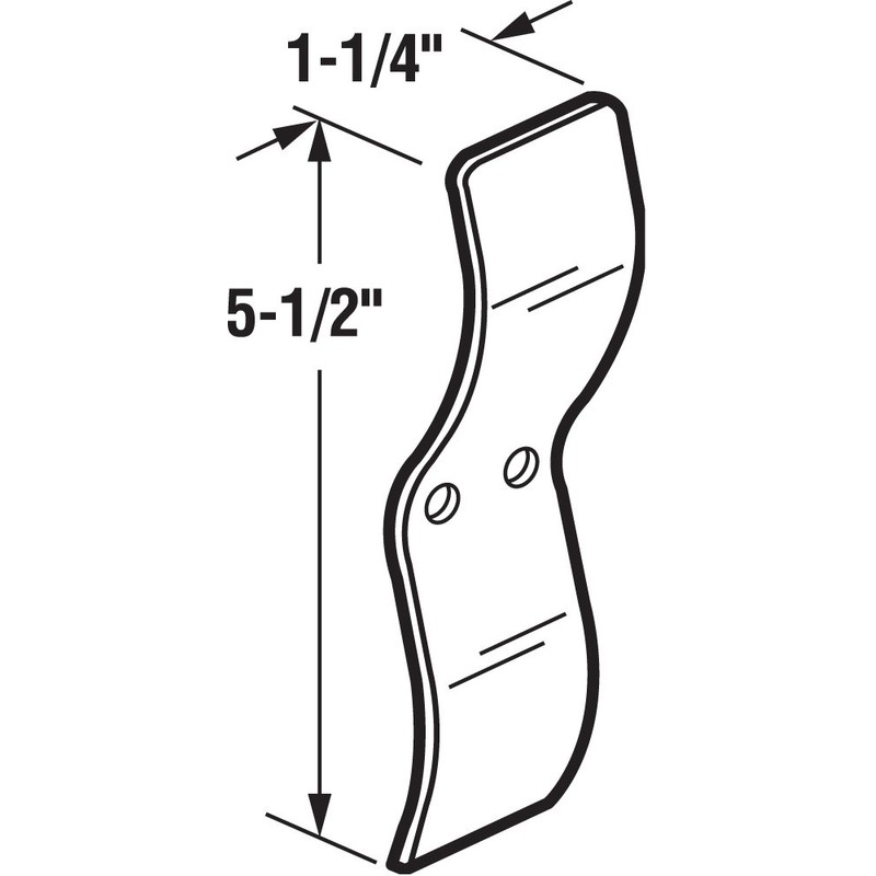 Prime-Line F 2538 Chrome Metal Spring Window Lock (2 pack)