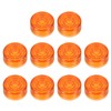 MECCANIXITY 10 Pcs Footswitch Toppers Guitar Pedal Button Caps Plastic