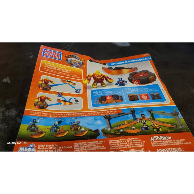 Mega Bloks Skylanders Giants 95437 Series 2 Battle Port Activision