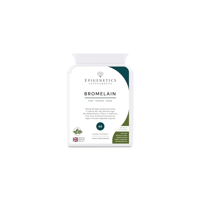 Bromelain 360mg | Ananas Comosus (Pineapple Extract), High Strength Digestive