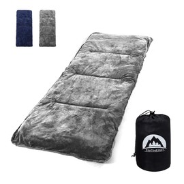 Sleeping Cot Pads (75" x 29") Portable for Camping & Hiking with Elastic Straps, Cotton Soft Thick Cot Pad,Waterproof - Grey