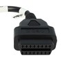vhbw OBD2 Adapter 6 Pin to OBD2 16 Pin Compatible