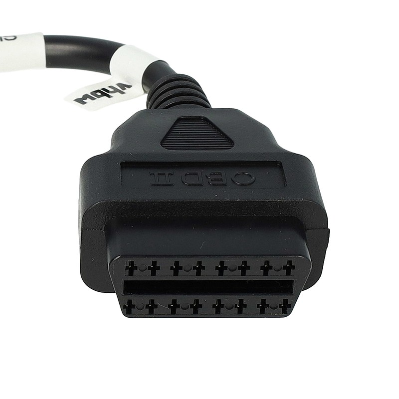 vhbw OBD2 Adapter 6 Pin to OBD2 16 Pin Compatible