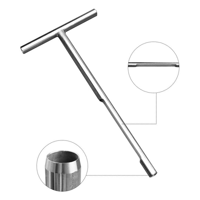 Soil Sampler Probe Stainless Steel Tubular T Style Handle Soil