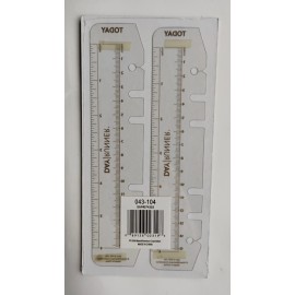 DAY RUNNER PAGE MARKER RULER ITEM# 043-104 SIZE 3 3.75" X 6.75" TWO RULLERS