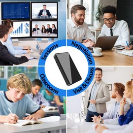 Voice Recorder - 64GB Digital Voice Recorder with Noise Reduction, Voice Activated Recorder for Study Lectures Meetings Interviews, Portable Audio Recorder with Earphones, Easy to Use