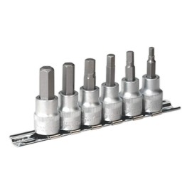 Sealey Hex Key Socket Set 6Pc 3/8"Sq Drive Metric