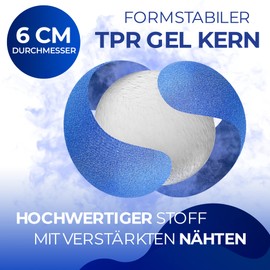 DELAWAY Anti-Stress Ball Set for Adults, Hand Therapy Balls in 3 Strengths, Crumple Balls with Storage Bag, Hand Trainer, Relax Balls for Relaxation and Stress Relief (6 cm, Blue, Green, Purple)