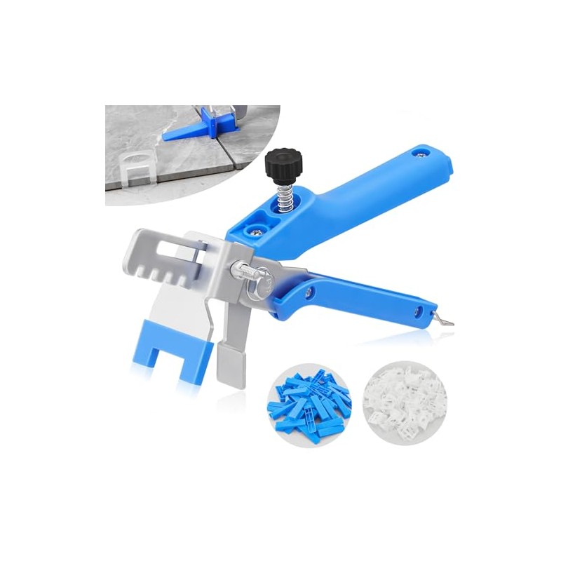 Saker Tile Leveling System 1/16 Inch with Tile Plier, 500pcs