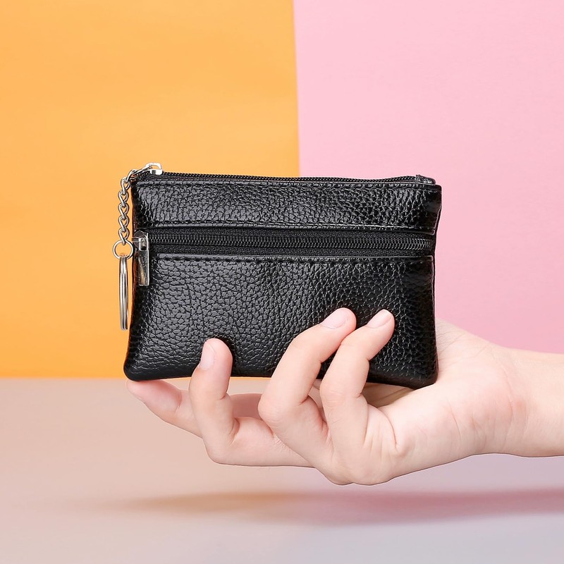 YueJieSelected Key Case Key Case PU Leather, black