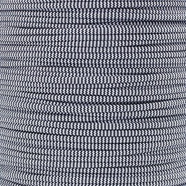 Paracord Planet 50 Foot Hanks of 550 Type III 7 Strand Paracord (Zebra 50 Feet)