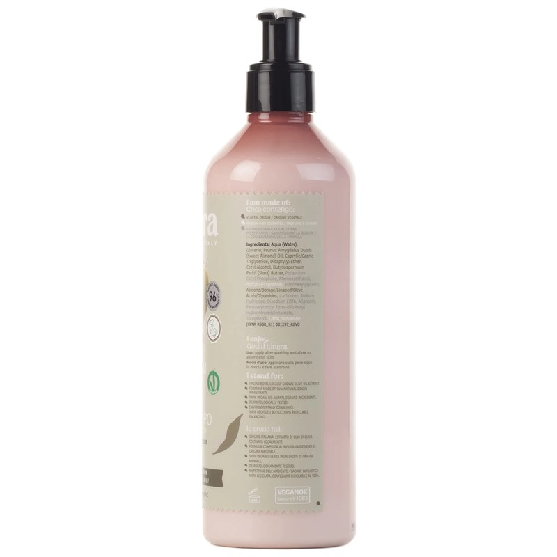 Itinera Moisturising Body Cream with Tuscan olive oil, 96% natural