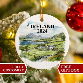 Unbranded Ireland Christmas Ornament Ireland Ornament Christmas Ornaments Ireland Custom