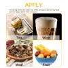 Wooden Tea Tray,Rectangular Black Solid Wood Tea Coffee Snack Fruit