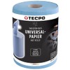 TECPO Cleaning Cloth Roll Blue 2 x 300 Sheets Total