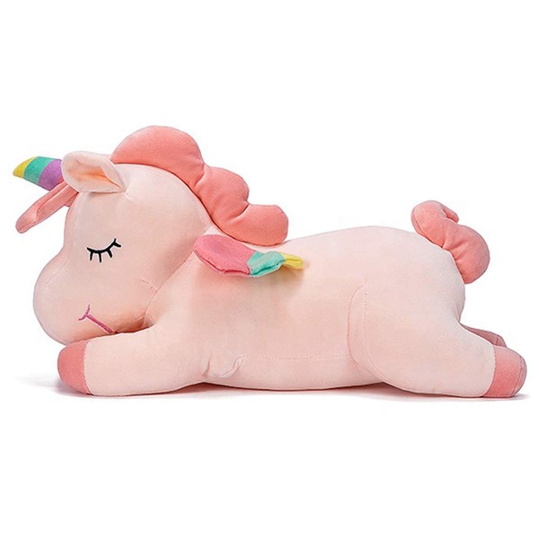 hitoshe Unicorn Stuffed Animal, Soft Unicorn Plush Hugging Pillow Toy