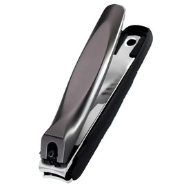 Stainless steel nail clipper, with fine sanding, sputtering, arc blade, sharp and non-slip, safe and portable, easy to operate, easy to use, perfect for the whole family, suitable for children, adults