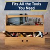 Kings County Tools Wood Tool Box - 22” Wooden Caddy