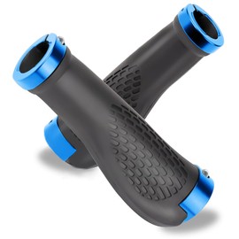 Bicycle Grips Ergonomic Handlebar Grips Bicycle Handlebar Grips Mountain Bike Bicycle Handlebar 22.2 mm MTB Handles Non-Slip Rubber Bike Accessories for Mountain Bike Trekking Bike E-Bike Road Bike