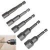 5 Pcs Magnetic Socket Set for Drill, 6mm to 14mm