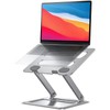 LORYERGO Laptop Stand for Desk, Adjustable & Foldable Laptop Riser