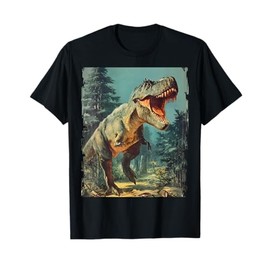 Vintage Dinosaur Tyrannosaurus Rex 1940s Graphic T-Shirt