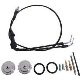 Aswalling Tors Delete Removal Eliminator Kit for Banshee Throttle Cable Caps Idle Screws