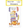 Suzy's Zoo Stickers 4-pack, "Keep your chin up!" 10132