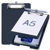 Meiikun Small Clipboard with Storage, A5 Clipboards with Pen Holder,