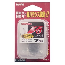 カツイチ(KATSUICHI) V8 フック ピンキツネ 7.5号 釣り針
